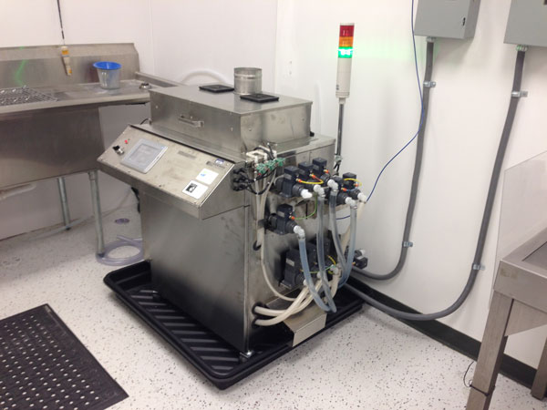 Automated Medical Device Cleaning Passivation Equipment Clean Room Space-Saving