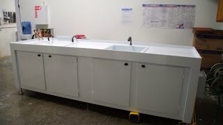 带喷淋冲洗槽的电解抛光EP系统湿工作台