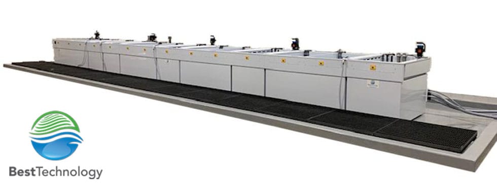 Large-scale alodine line - chem film equipment