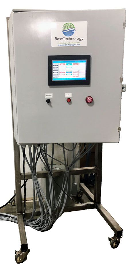 Alodine system - Electrical panel with PLC / HMI touchscreen