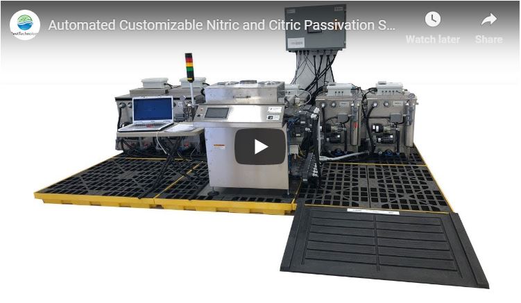 Automated Customizable Nitric and Citric Passivation System