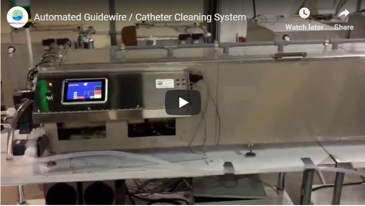 Automated Guidewire / Catheter Cleaning System