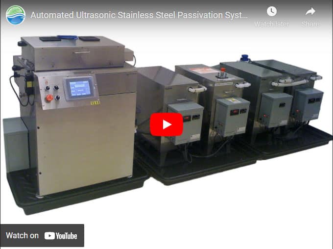 Automated Ultrasonic Stainless Steel Passivation System