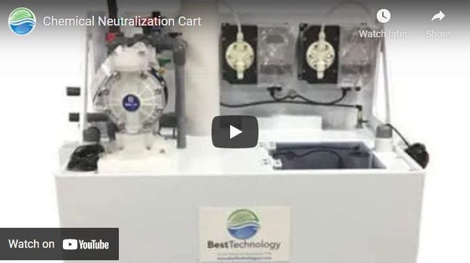 Chemical Neutralization Cart for Industrial Wastewater Treatment