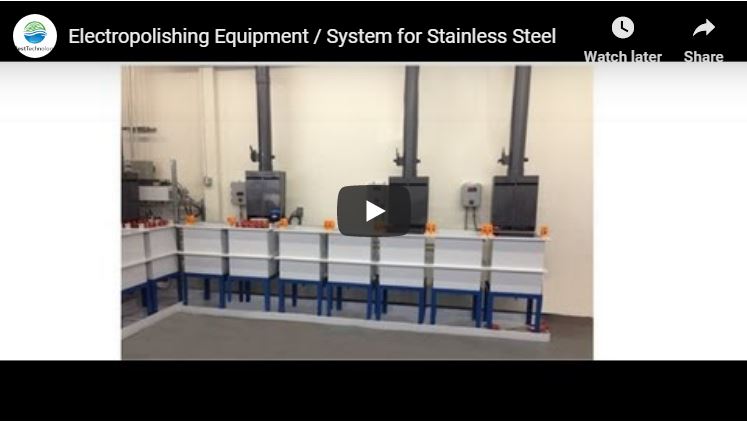 Electropolishing Equipment / System for Stainless Steel