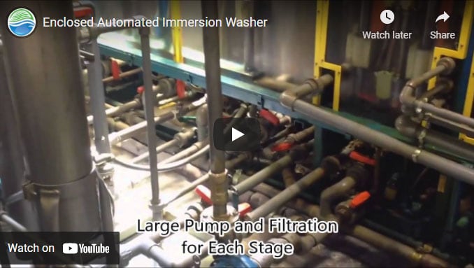 Enclosed Automated Immersion Washer