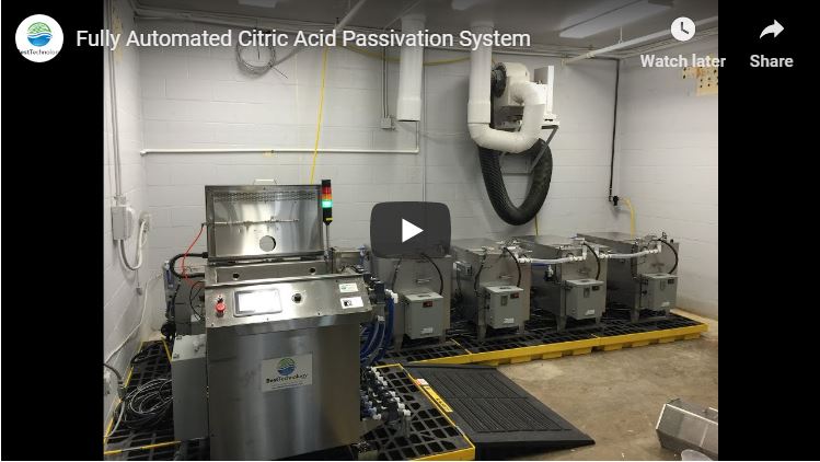 Fully Automated Citric Acid Passivation System