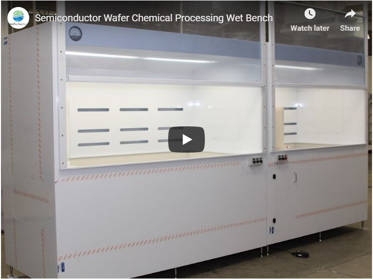 Semiconductor Wafer Chemical Processing Wet Bench