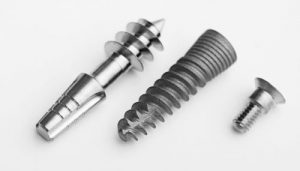 Center screw has Type 2 anodized titanium finish