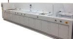 Wet Bench Ultrasonic Clean, Rinse, Passivation with Integrated Exhaust